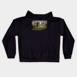 The Gatehouse At Caerphilly Castle Kids Hoodie